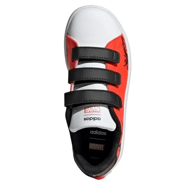 Adidas Kids' x Marvel Spider-Man Advantage Hook-and-Loop Sneakers-Adidas GZ0651 - Image 5