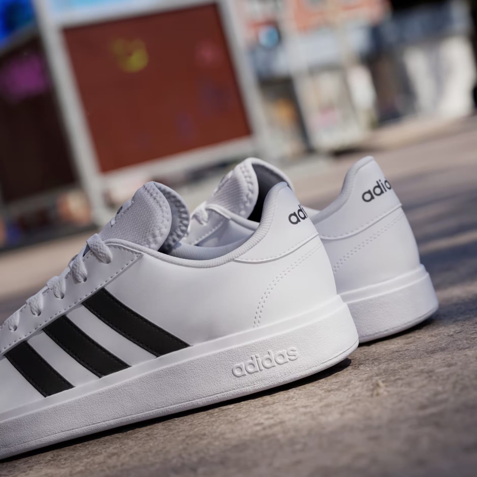 ADIDAS Grand Court TD Lifestyle Court Casual Shoes WHITE - Adidas GW9250 - Image 2