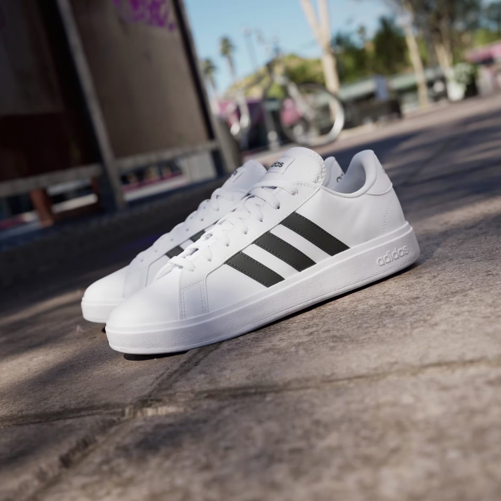 ADIDAS Grand Court TD Lifestyle Court Casual Shoes WHITE - Adidas GW9250 - Image 3