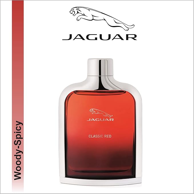 Jaguar classic fruity red edt 100ml - JAGUAR CLASSIC RED - Image 3