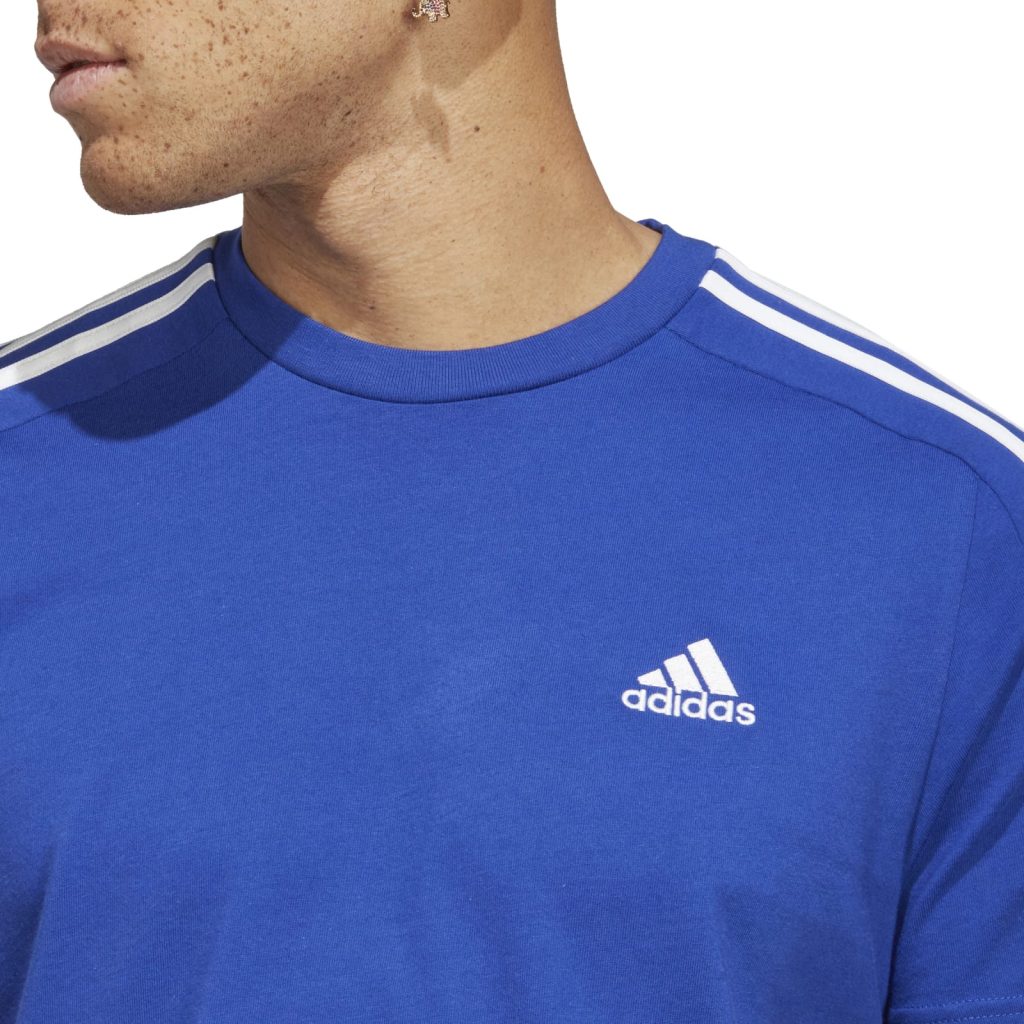 Adidas Essentials Single Jersey 3-Stripes Tee - Adidas IC9338 - Image 5
