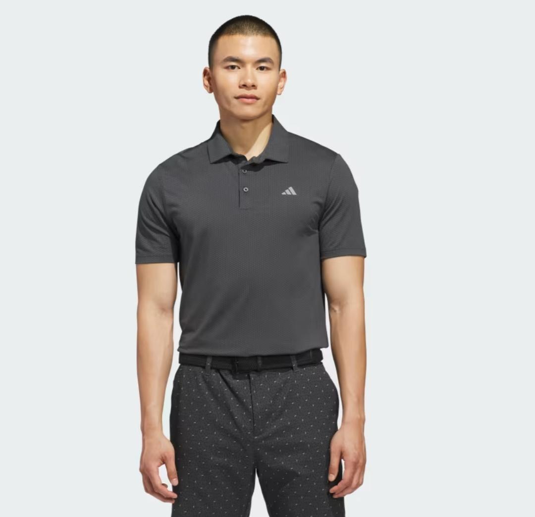 ADIDAS PERFORMANCE TEXTUREDGREY POLO SHIRT - Adidas KC1118