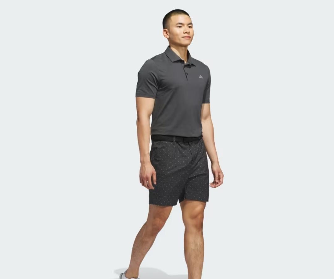 ADIDAS PERFORMANCE TEXTUREDGREY POLO SHIRT - Adidas KC1118 - Image 3