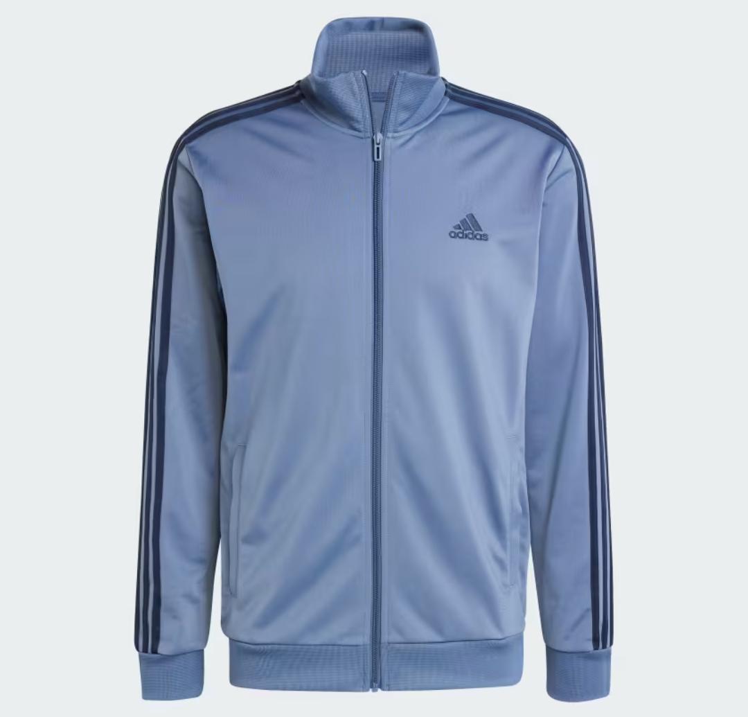 ADIDAS Basic 3-Stripes PETROLUM Tricot Track Suit JACKET - Adidas IY6652 Jackets