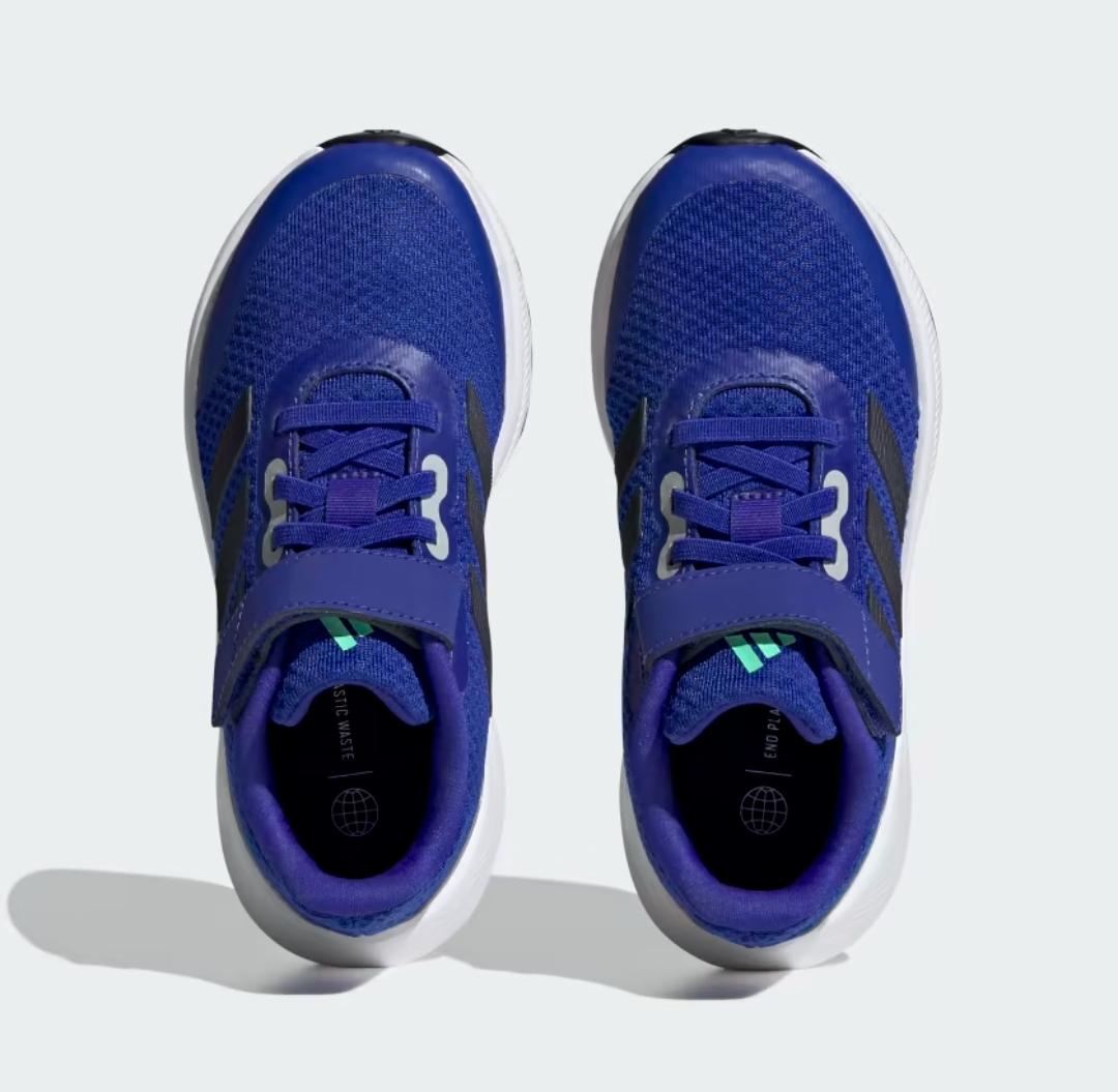ADIDAS RunFalcon 3.0 BLUE Elastic Lace Top Strap Shoes -Adidas HP5871 - Image 7