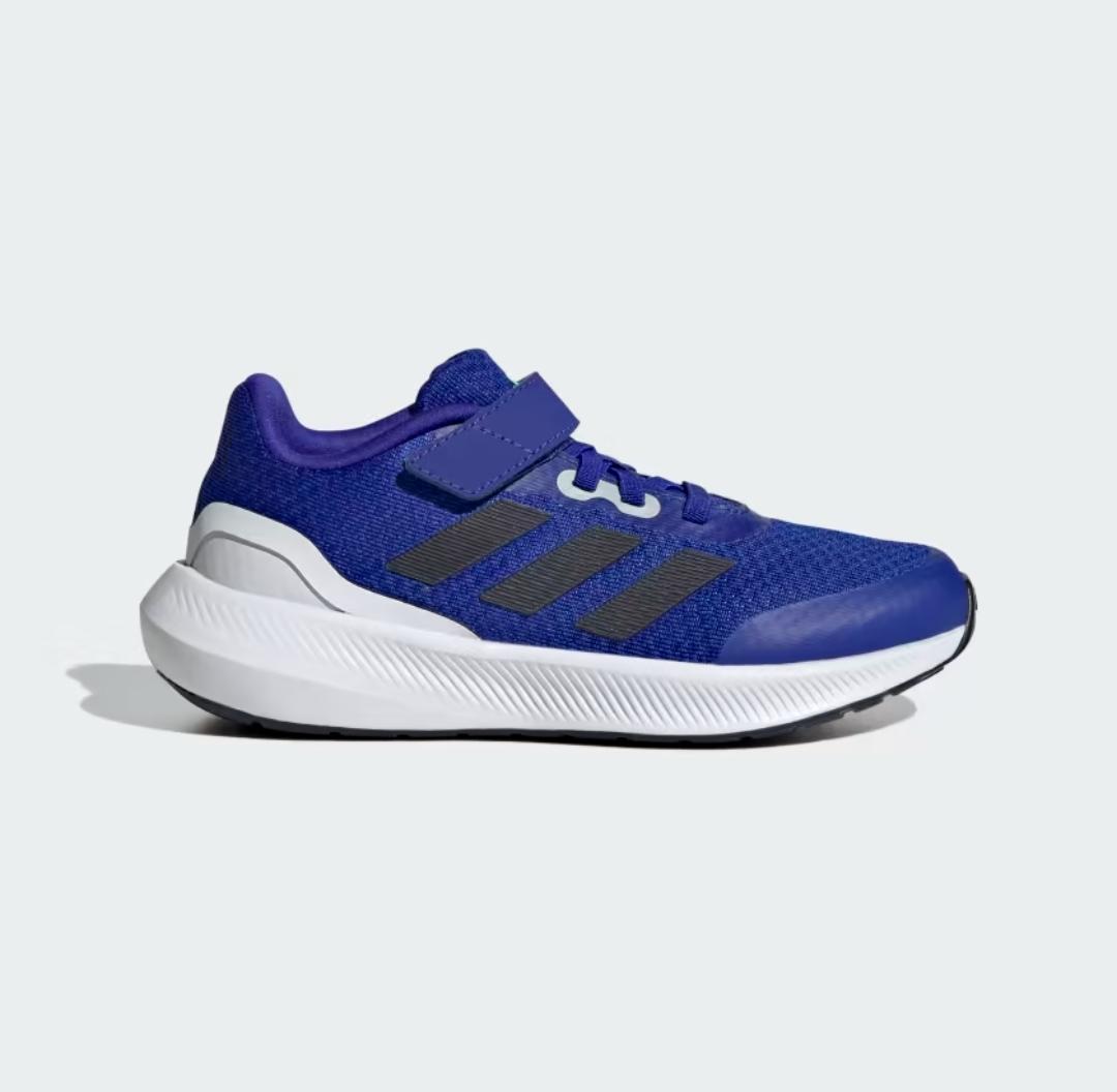 ADIDAS RunFalcon 3.0 BLUE Elastic Lace Top Strap Shoes -Adidas HP5871