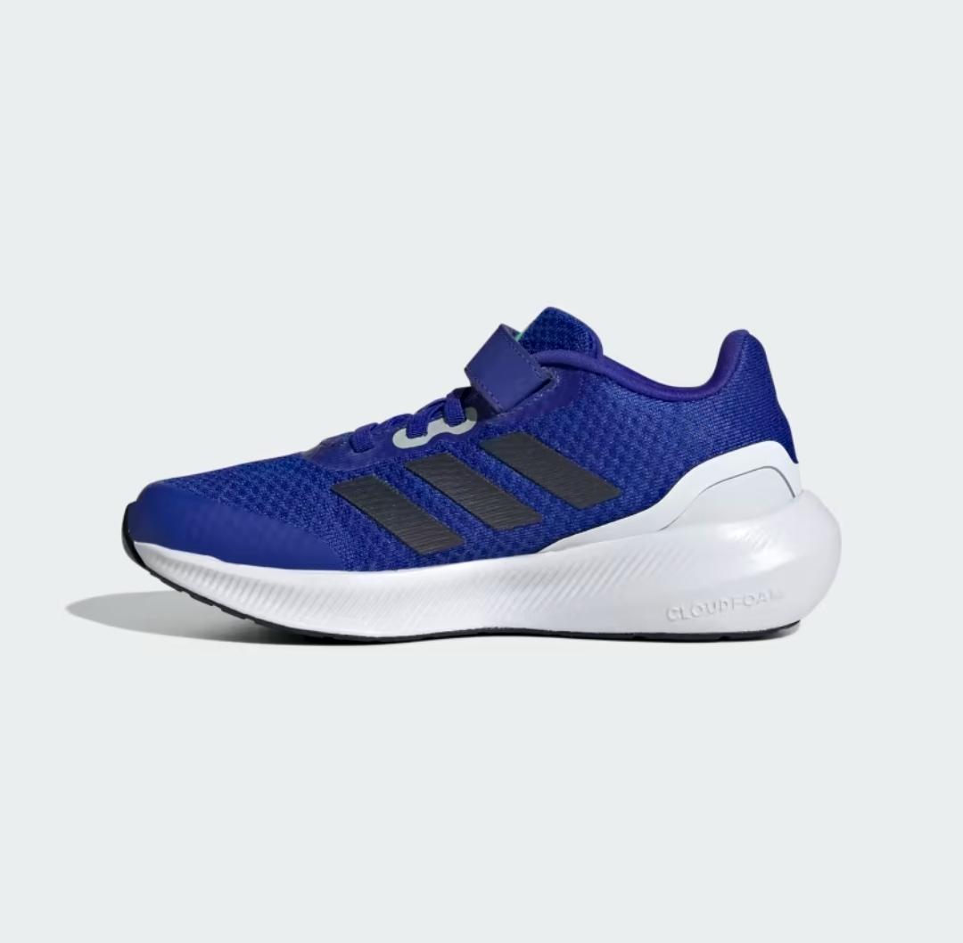 ADIDAS RunFalcon 3.0 BLUE Elastic Lace Top Strap Shoes -Adidas HP5871 - Image 3