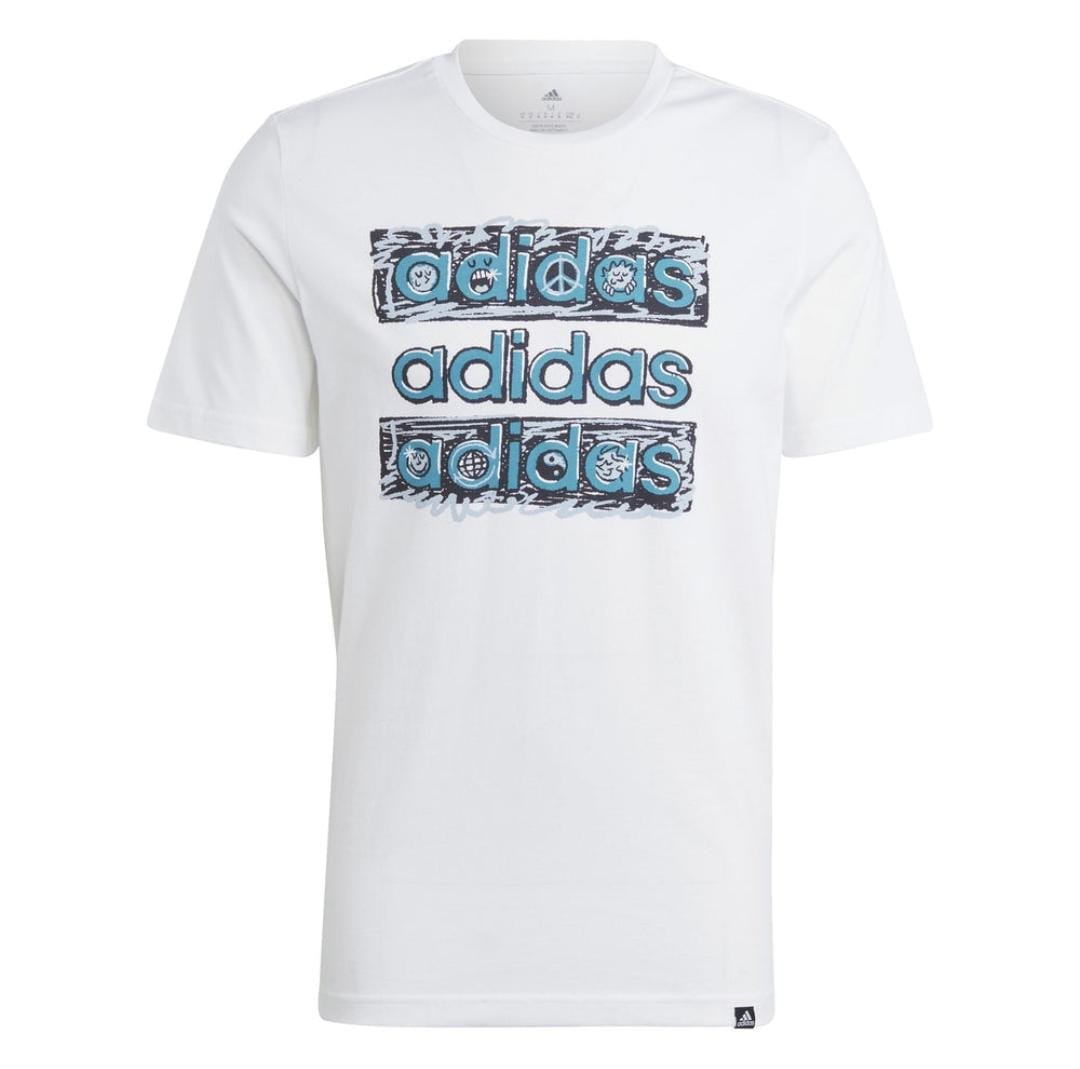 ADIDAS W T-SHIRT DOODLE - Adidas HY1338 - Image 5