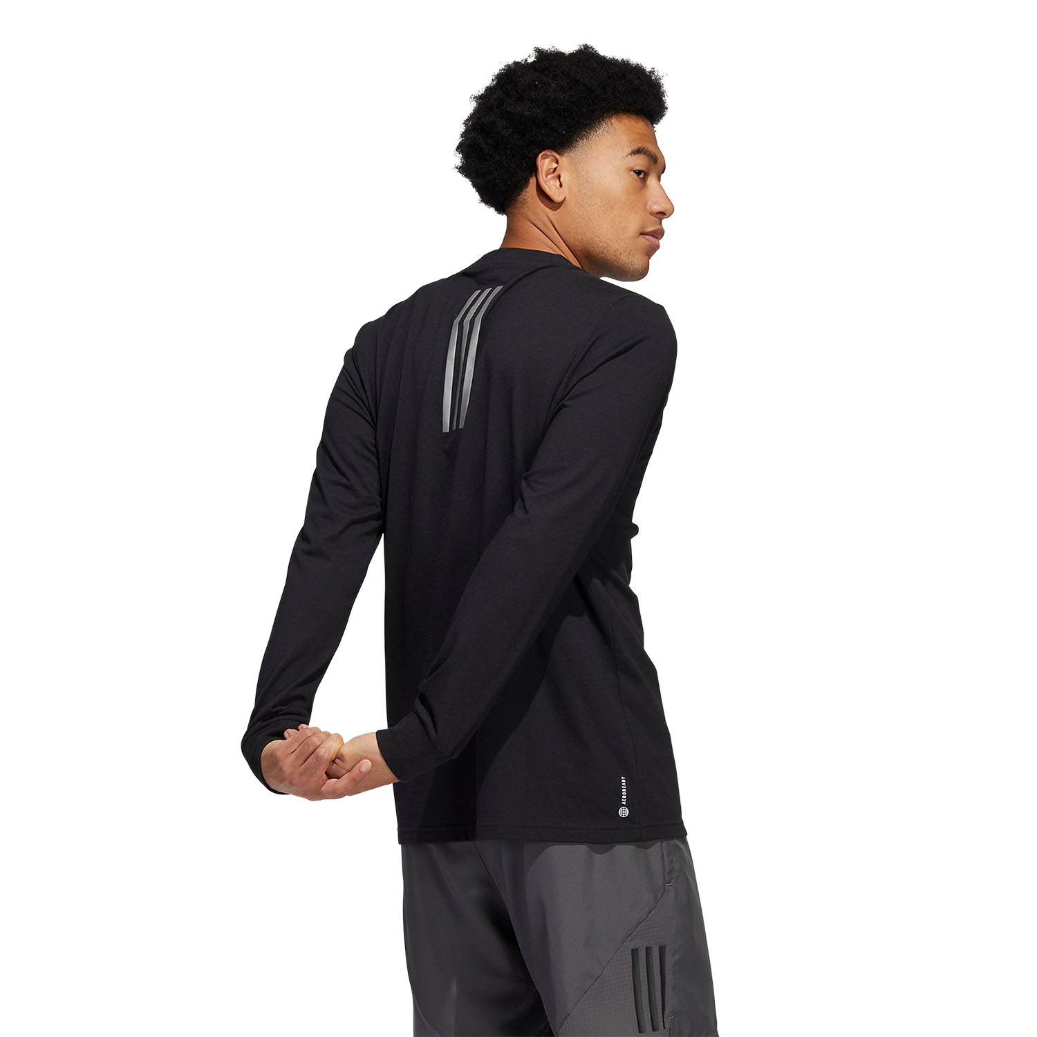 ADIDAS X-City Graphic BALCK LONG SLEEVE Shirt - Adidas HA4309 - Image 2