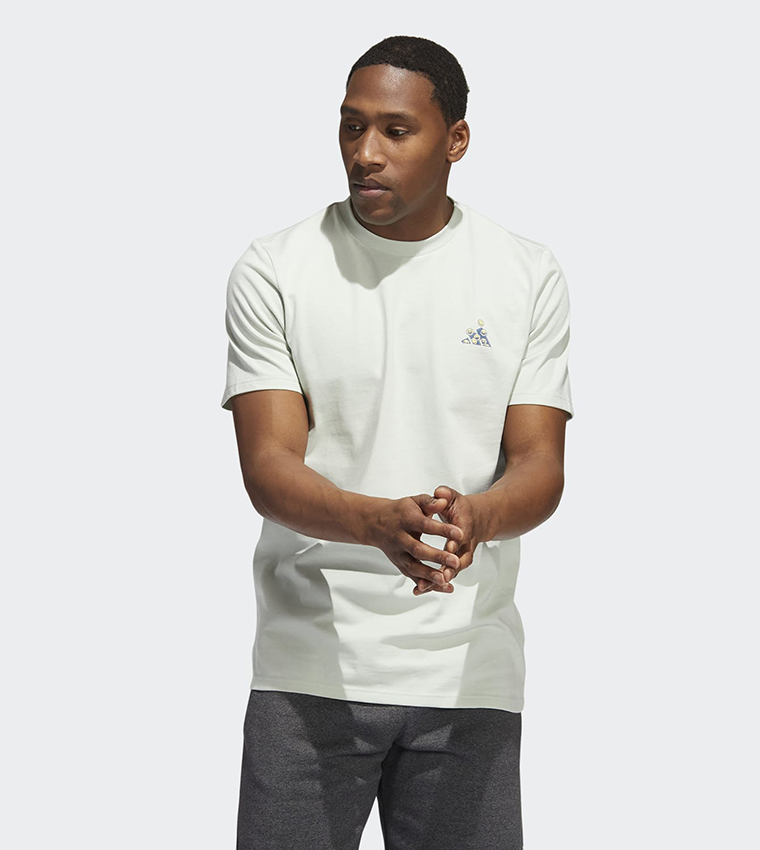 ADIDAS Optimoticons Graphic WHITE T-Shirt - Adidas HK9145