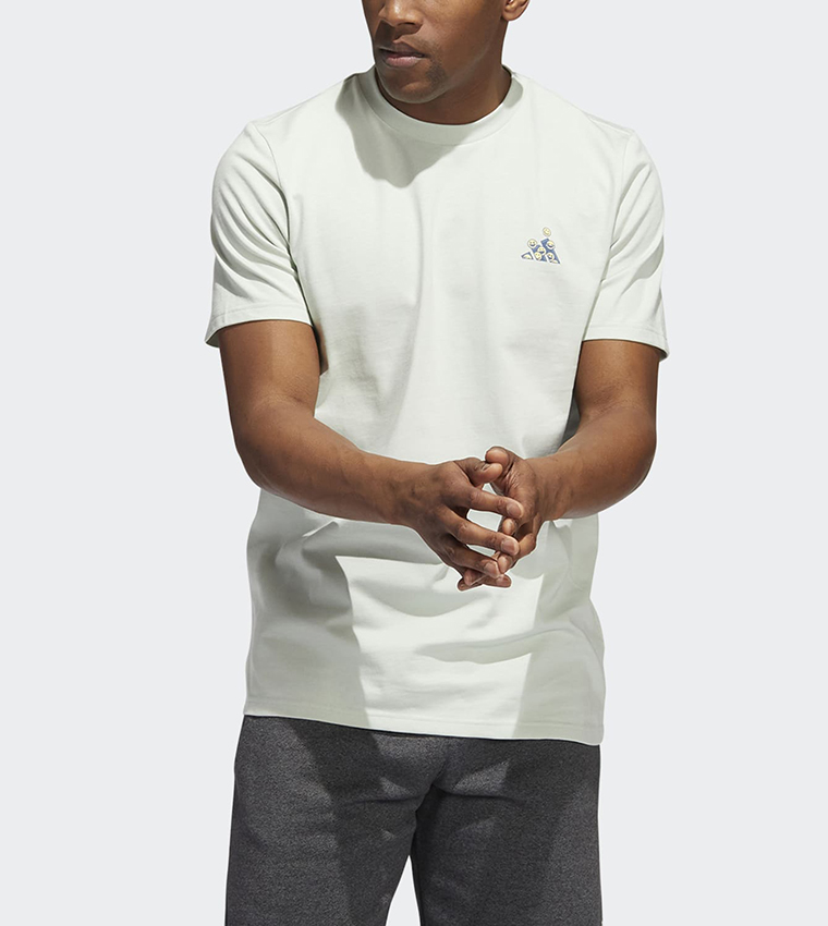 ADIDAS Optimoticons Graphic WHITE T-Shirt - Adidas HK9145 - Image 2