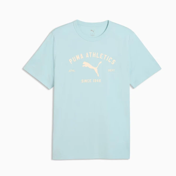 PUMA Men's Casual Shirt PUMA CLASS Graphic Tee Fresh Water - Puma 692226-48 - Image 3