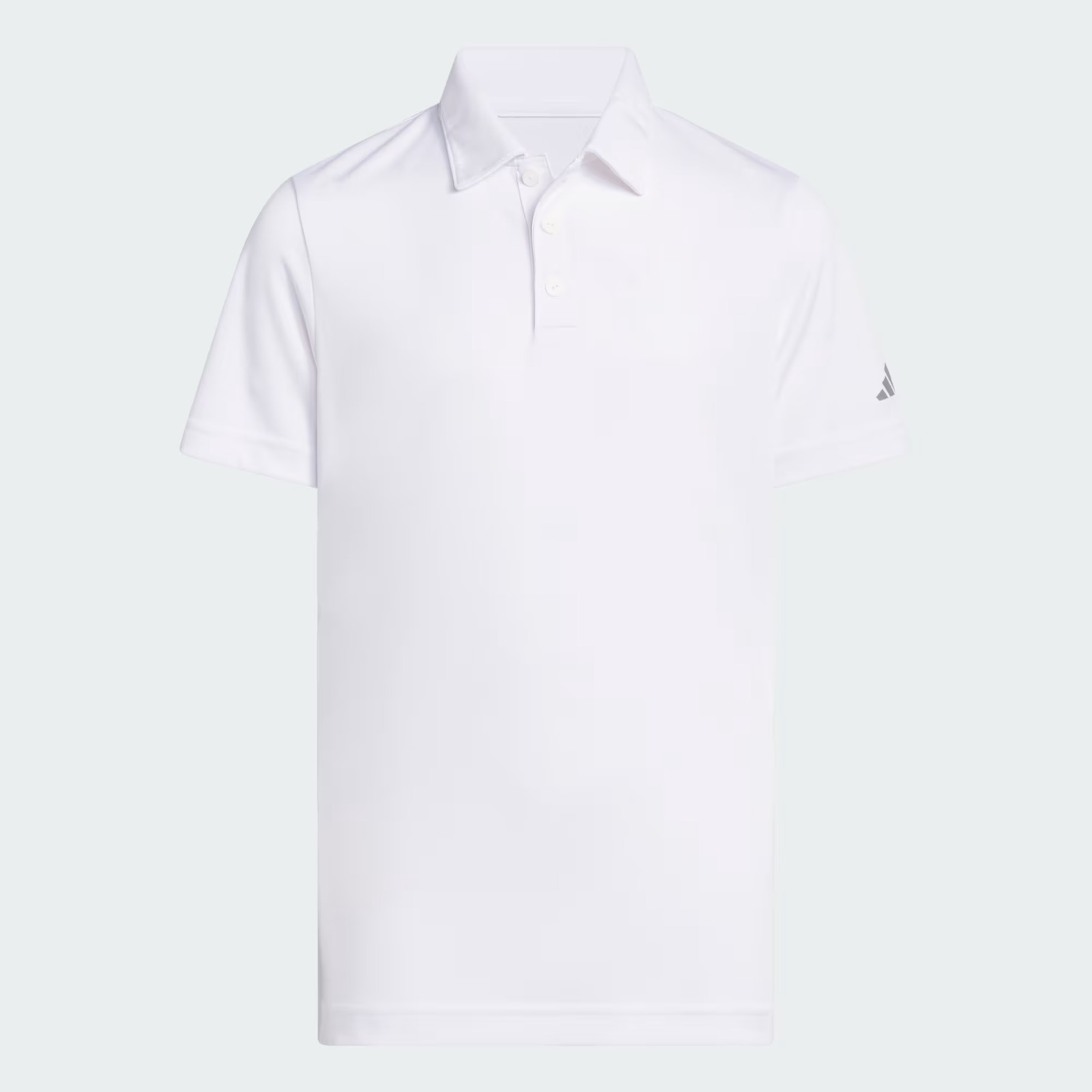 ADIDAS WHITE Kids Performance Polo Shirt - Adidas KF2632