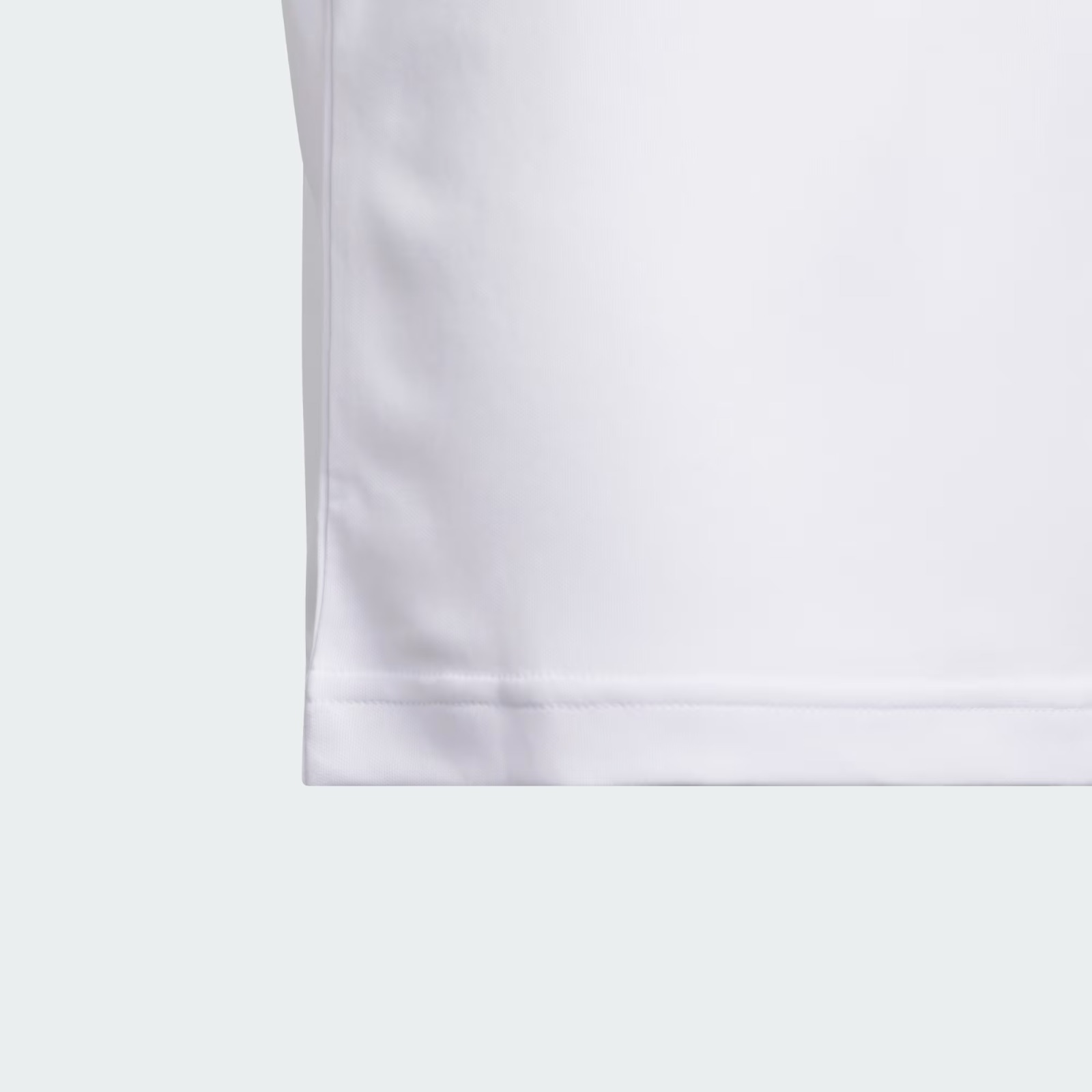 ADIDAS WHITE Kids Performance Polo Shirt - Adidas KF2632 - Image 5