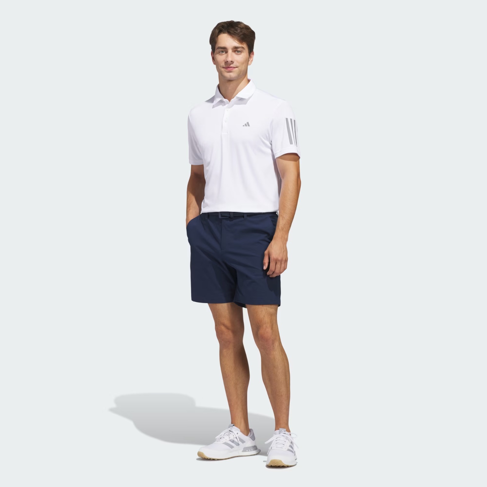 ADIDAS Performance 3-Stripe Polo Shirt - Adidas KC5548 - Image 3