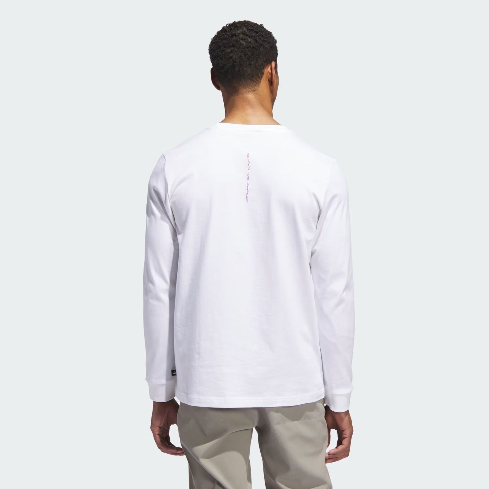 ADIDAS Beyond The Course Graphic Long Sleeve Tee - Adidas JX1756 - Image 3
