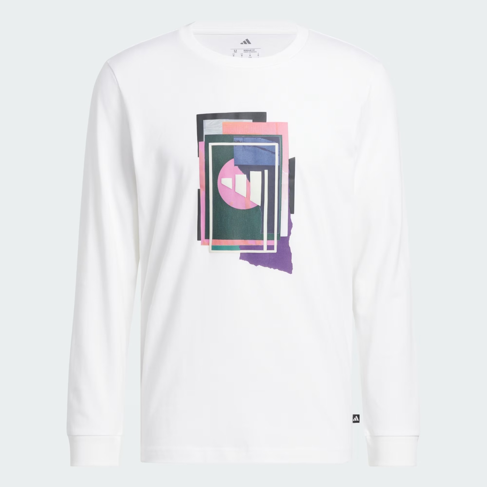 ADIDAS Beyond The Course Graphic Long Sleeve Tee - Adidas JX1756