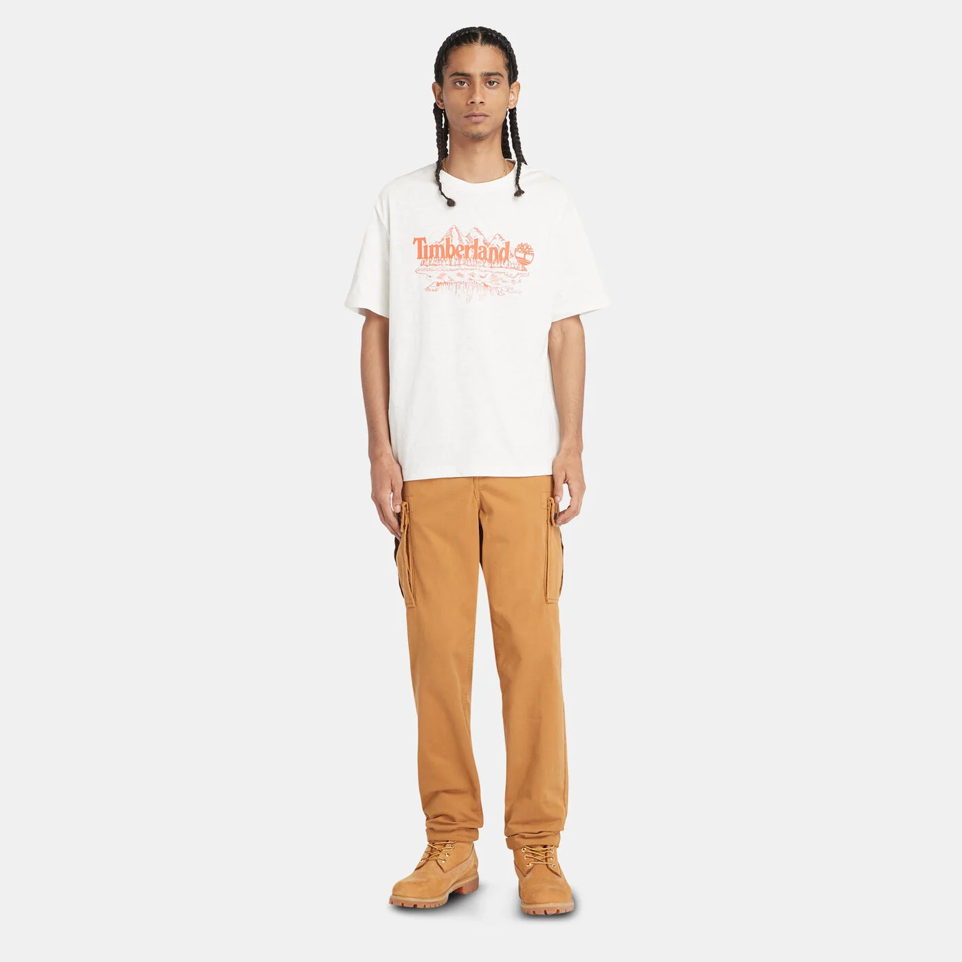 Timberland Men's Graphic Slub T-Shirt - Timberland TB0A5UFU CM9 - Image 3