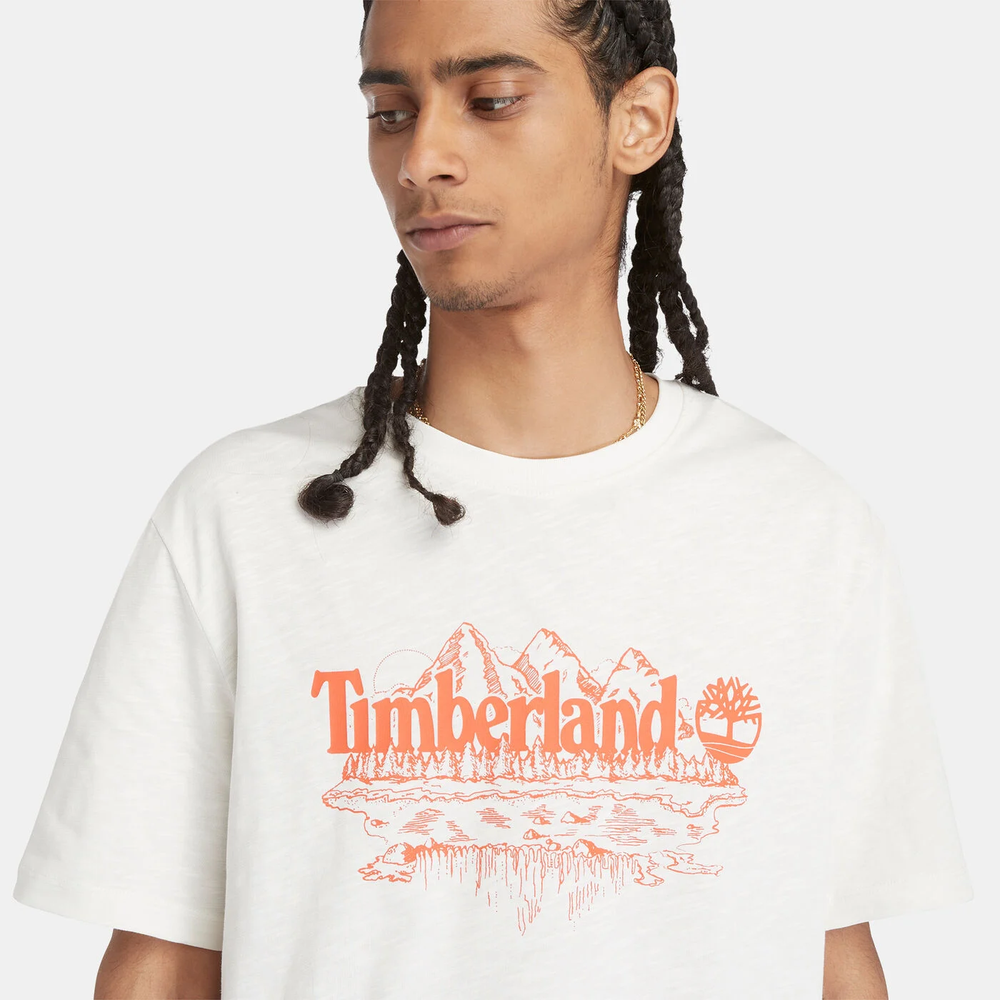 Timberland Men's Graphic Slub T-Shirt - Timberland TB0A5UFU CM9 - Image 4