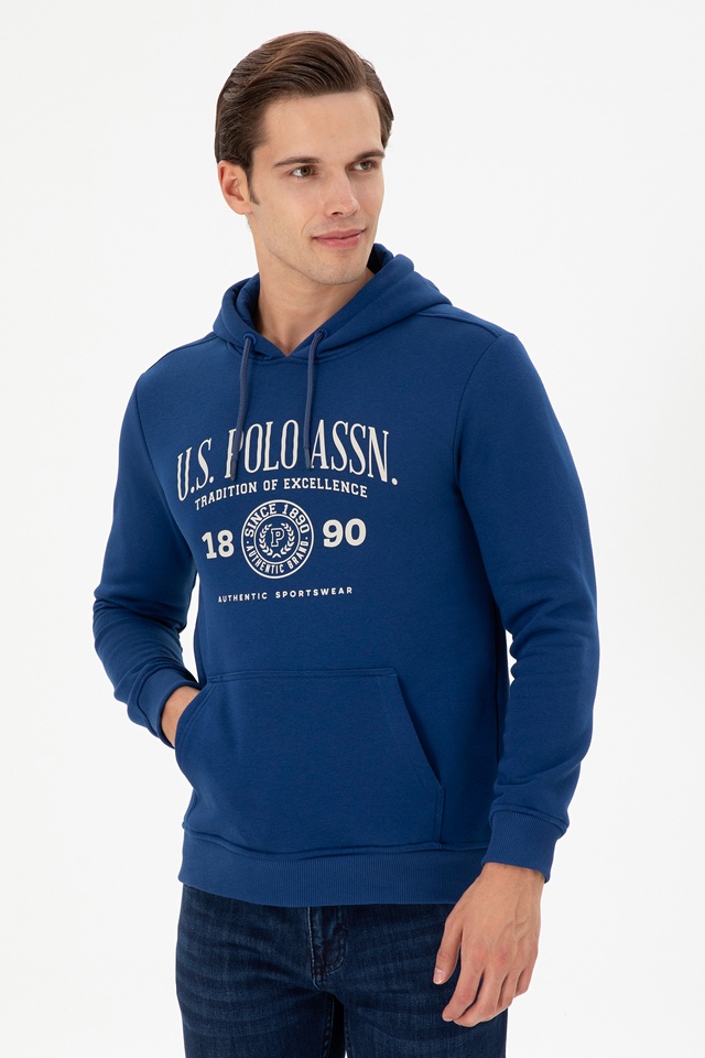 US POLO ASSN Indigo Sweatshirt - US POLO ASSM 50293446011